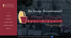 Desktop Screenshot of keramik-scheune-rees-bienen.de